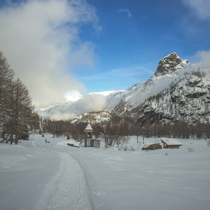 Percorso in inverno