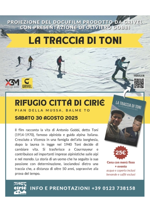 Proiezione docufilm su Toni Gobbi - replica